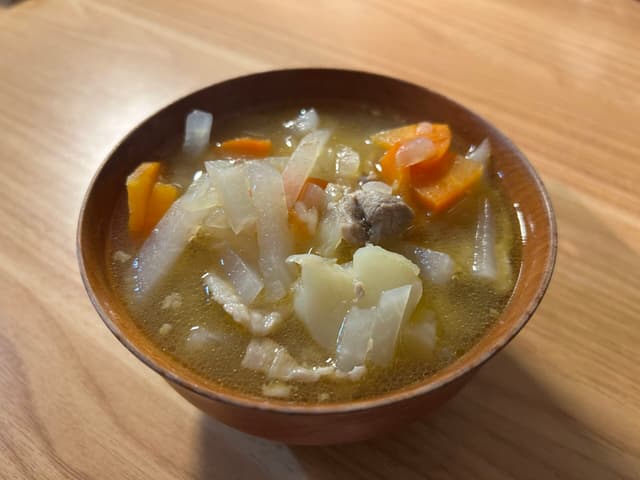 豚汁作った！